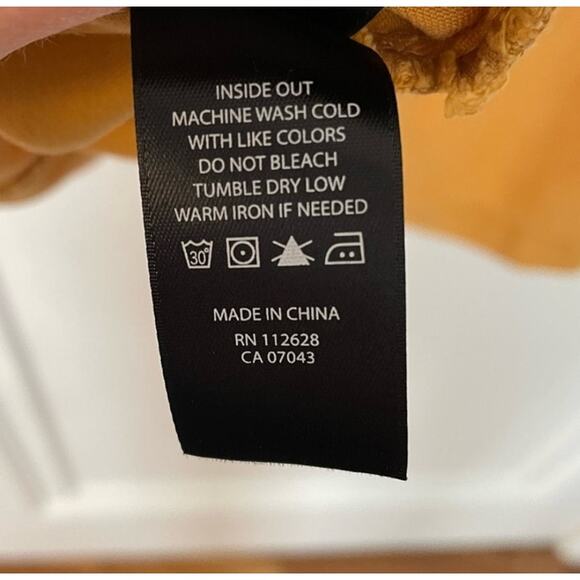 Max Jeans Mustard Color Tencel Drape Long Length Jacket Size S - Picture 4 of 8